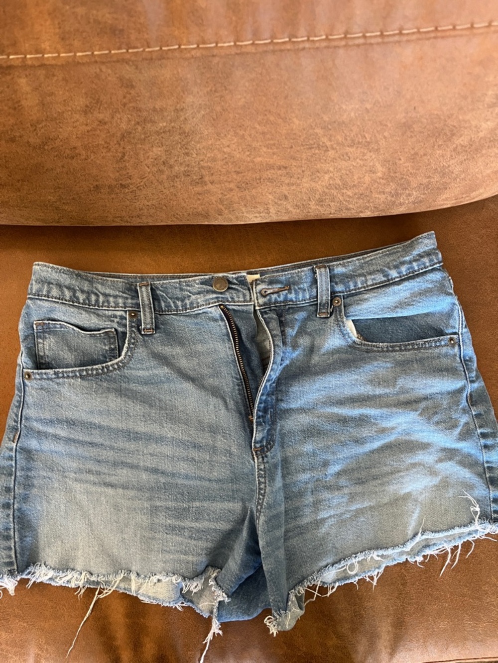 Universal Thread Light Blue Distressed Denim Cutoff Shorts